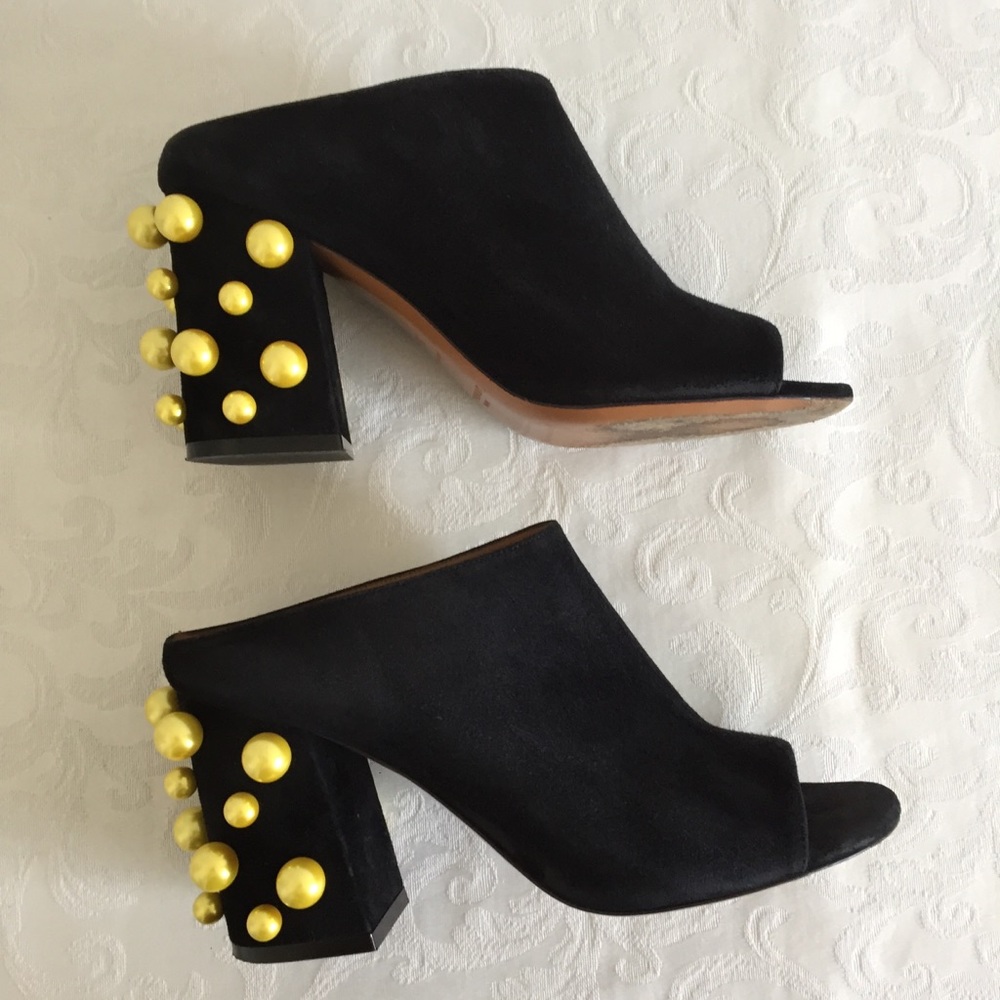 Givenchy Paris Pearl studded Mule Sandal